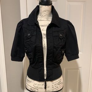 Black Cropped Jacket